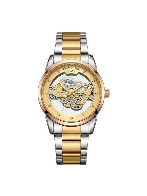 Luxury Skeleton Dial Quartz Watch For Men