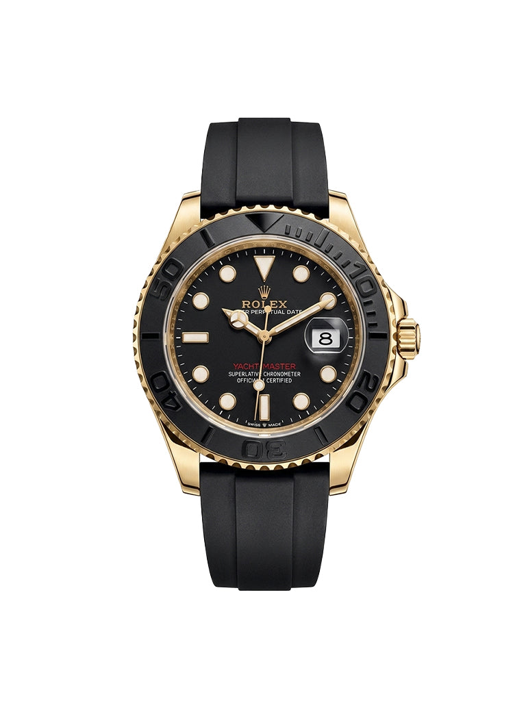 ( Golden ) Rolex Stylish Watch for Men Adjustable Rubber Strap